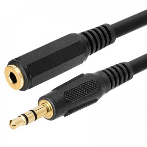 Rallonge de câble pour casque audio stéréo 3,5 mm 1/8 \