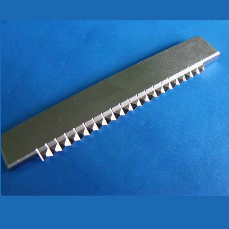 couteau zig zag machines d'emballage