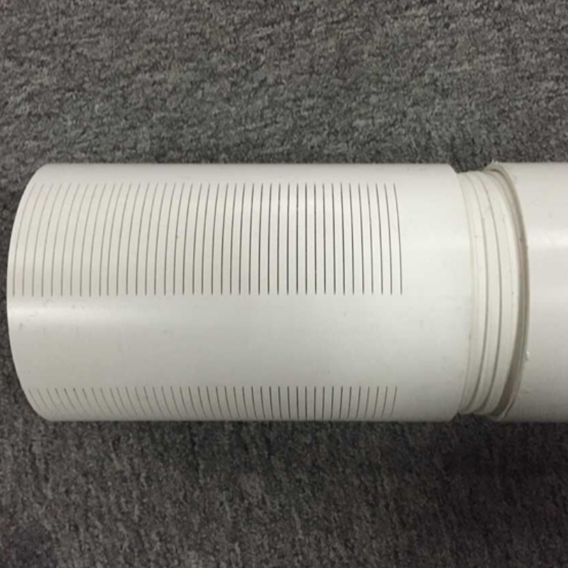 Tuyau filtrant en PVC de 4 pouces avec raccord fileté