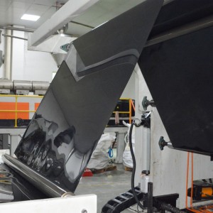 Feuille en plastique PETG de couleur noire de haute qualité écologique de 800 microns pour des panneaux de meubles