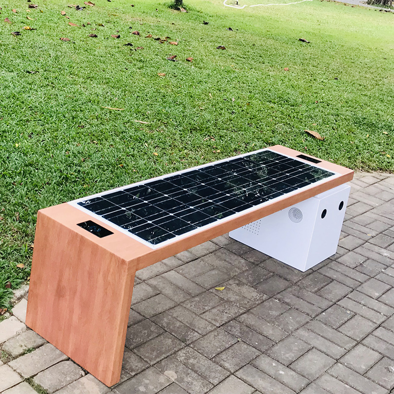 Produits solaires tendances 2019 siège sans dossier pour siège de bureau Smart Street Furniture