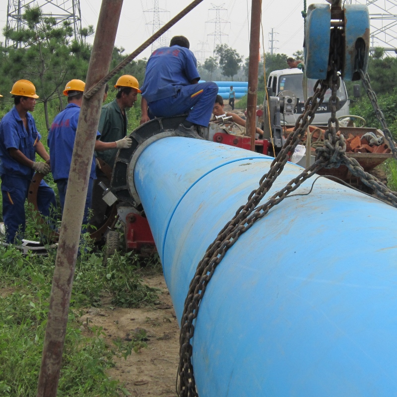 Tuyau HDPE de couleur bleu standard ISO pour le marché du Sri Lanka