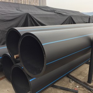 DIN, tuyau standard en polyéthylène haute densité ASTM pour la société des eaux