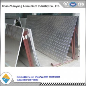 5052 6061 7075 marine utilisant une plaque d'aluminium