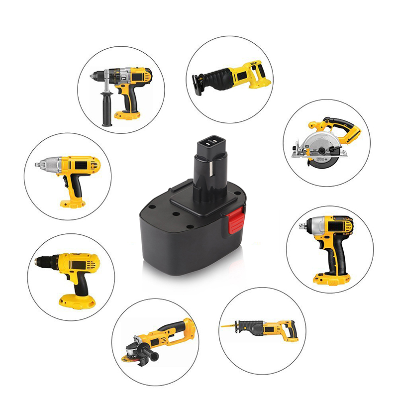 Perceuse sans fil de batteries de rechange de Ni-Mh 3000mAh 14.4V pour Dewalt DE9087, DE9092, DE9094