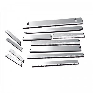 oreiller emballage couteau zig zag