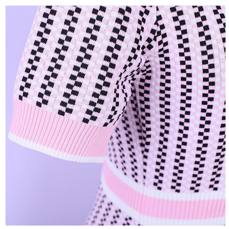Robe de chandail tricotée par ordinateur moulante adaptée aux besoins du client par été de mini été adaptée aux besoins du client d'OEM d'été