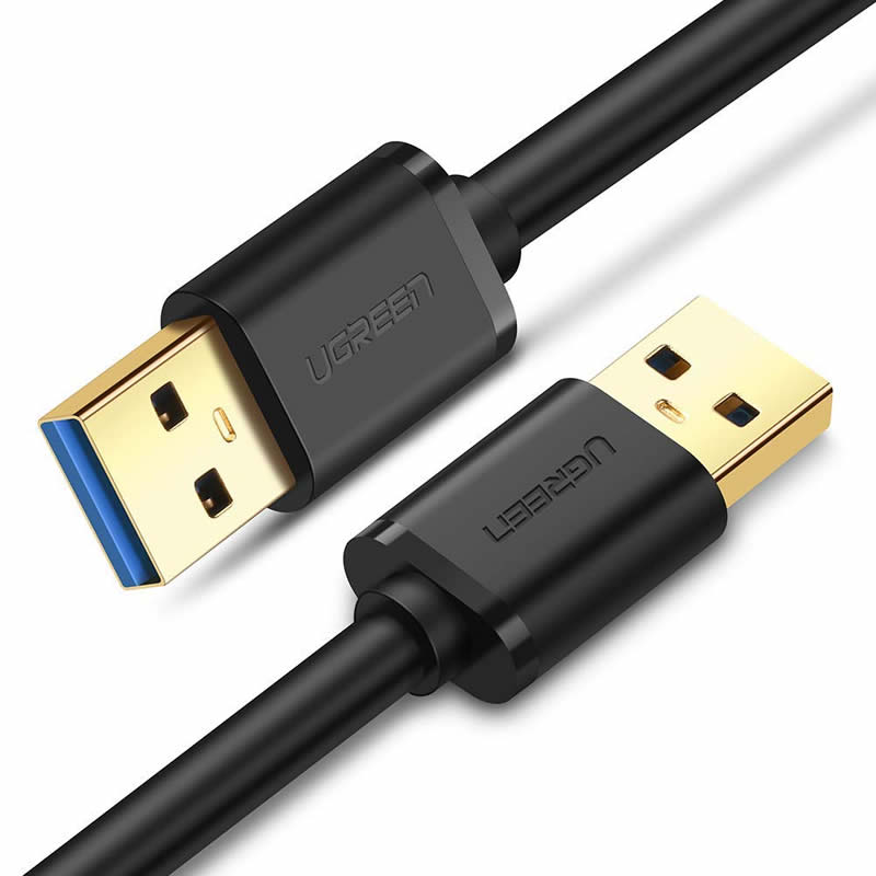 Câble USB 3.0 A vers A de type câble mâle à mâle pour boîtiers de disques durs de transfert de données