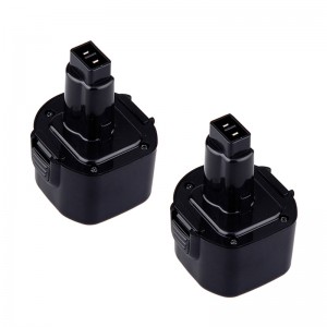 Batterie pour perceuse rechargeable Ni-Cd 9.6V 1700mAh pour Dewalt DE9062, DW9061, DW9062
