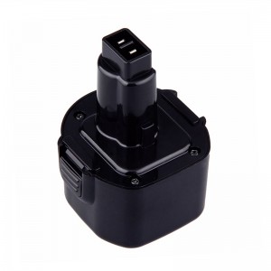 Batterie pour perceuse rechargeable Ni-Cd 9.6V 1700mAh pour Dewalt DE9062, DW9061, DW9062