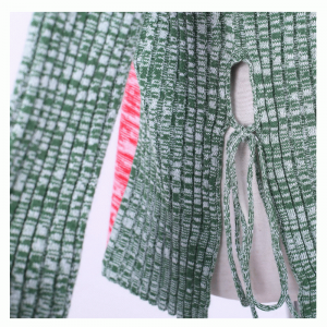 100% coton chandails triplés couleurs long corps pull 2018 femmes pull