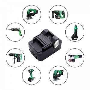 Batteries sans fil de remplacement Li-ion 14.4V 4000mAh pour Hitach BSL1430, outils électriques BSL1440