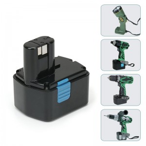 Batteries rechargeables Ni-Cd 1700mAh 14.4V pour Hitach EB14S, EB14B, EB14H
