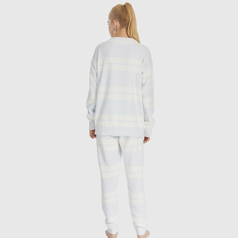 Ensemble de pyjama en polaire en microfibre élastique pour femmes