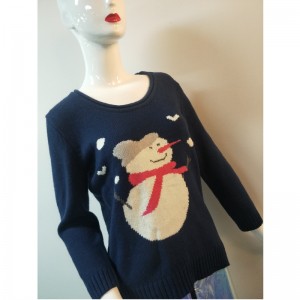 PULL CÔTÉ FENTE À IMPRIMÉ CARTOON NAVY RLWS0088F