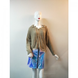 PULL BRUN ZIPPER RLWS0099F