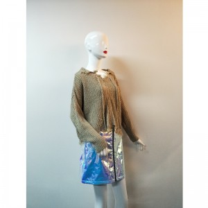 PULL BRUN ZIPPER RLWS0099F