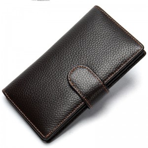 HD0827 - Portefeuilles multi-cartes en cuir vachette pour homme OEM
