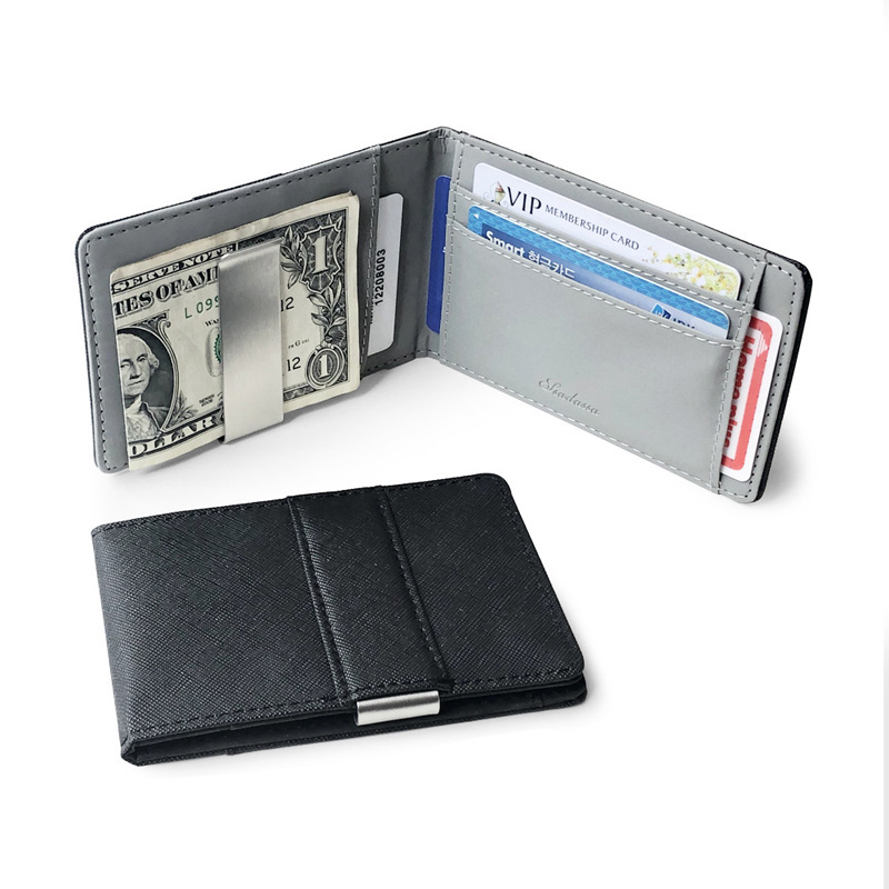 HD0827 - Pack de cartes de crédit pour homme personnalisable avec clip
