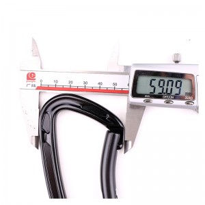 Crochet de sécurité pour l'équipement d'escalade en plein air, crochet de sécurité, boucle d'escalade, mousqueton rapide à suspendre A1272C