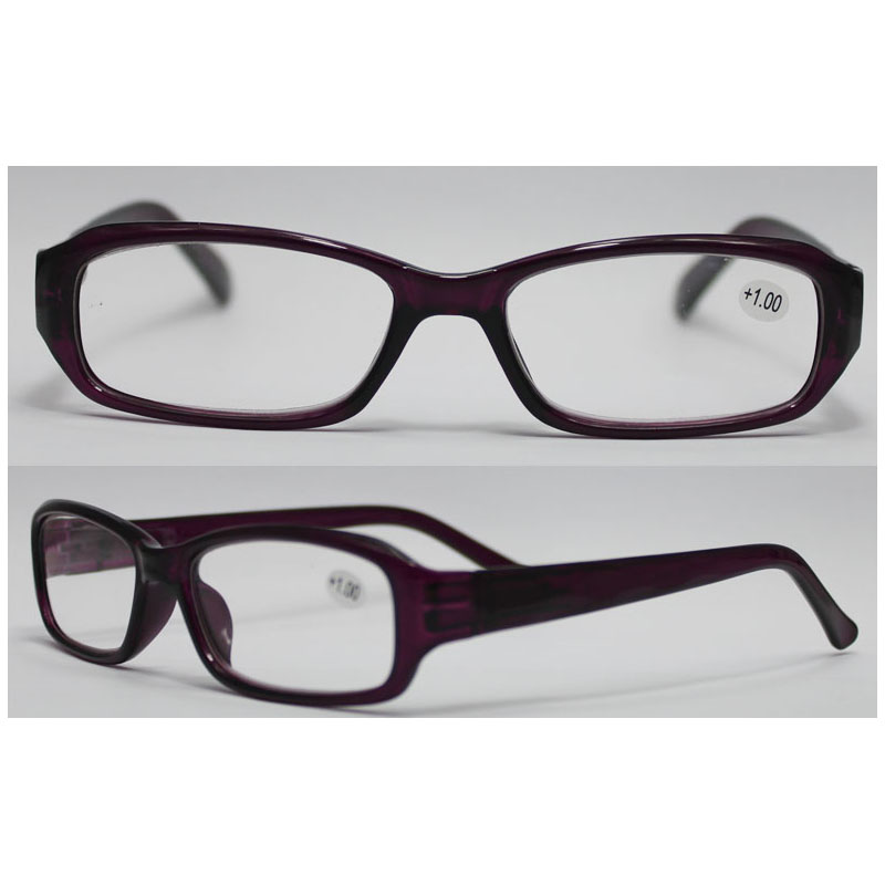 Lunettes de lecture en plastique, monture PC pour hommes et femmes