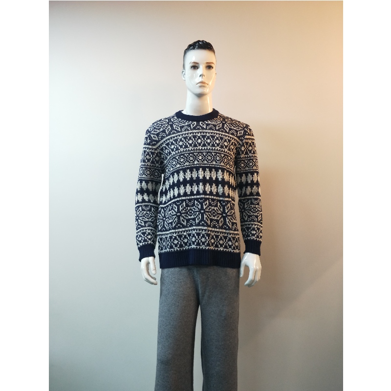 PULL À PLAID NAVY RLMS0030F
