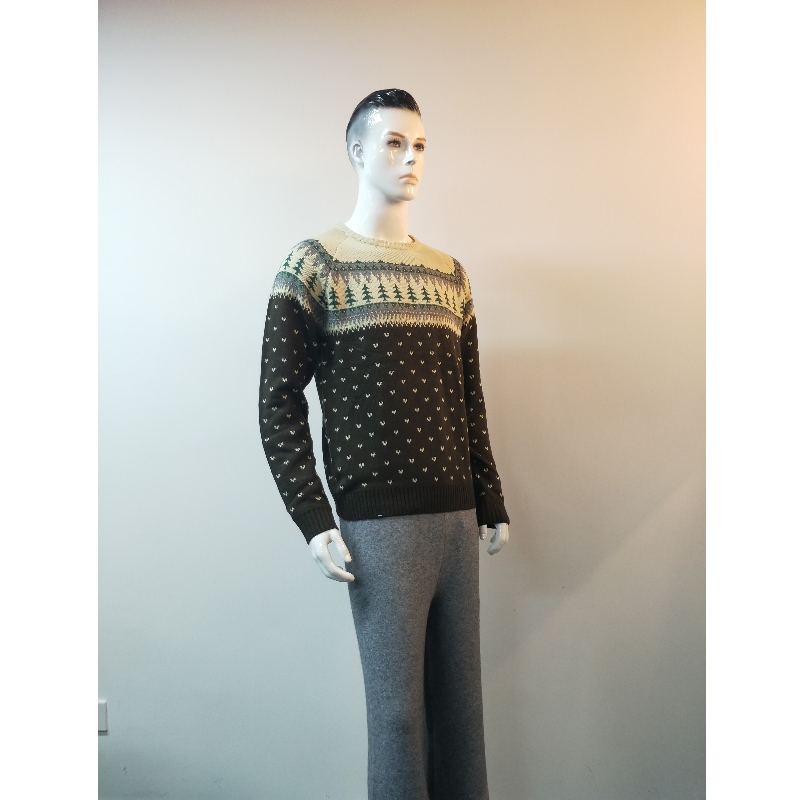 PULL GRIS IMPRIMÉ RLMS0035F