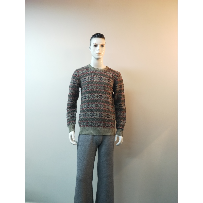 PULL GRIS IMPRIMÉ RLMS0040F