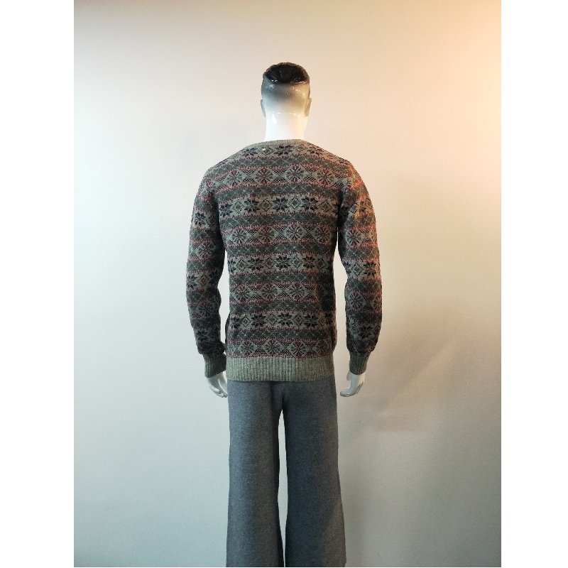 PULL GRIS IMPRIMÉ RLMS0040F