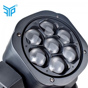 dernière qualité durable 7 * 15w led disco lumières abeille yeux lumière principale mobile, usine gros