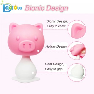 Nouveau Design Sécurité Bébé Dentition Hochet Qualité Alimentaire Silicone Bébé Dentition BPA Libre Bébé Dentition