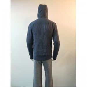 MANTEAU À CAPUCHE MARINE RLMS0070F
