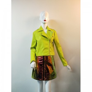 FLUORESCENT JAUNE PU VESTE RLWPJ0003N