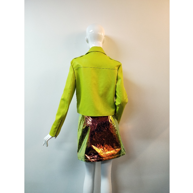 FLUORESCENT JAUNE PU VESTE RLWPJ0003N