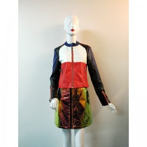 VESTE BIKER CONTRASTE RLWPJ0005N