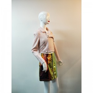 VESTE EN DAIM SUDETTE ROSE RLWSJ0001N