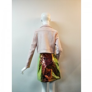 VESTE EN DAIM SUDETTE ROSE RLWSJ0001N