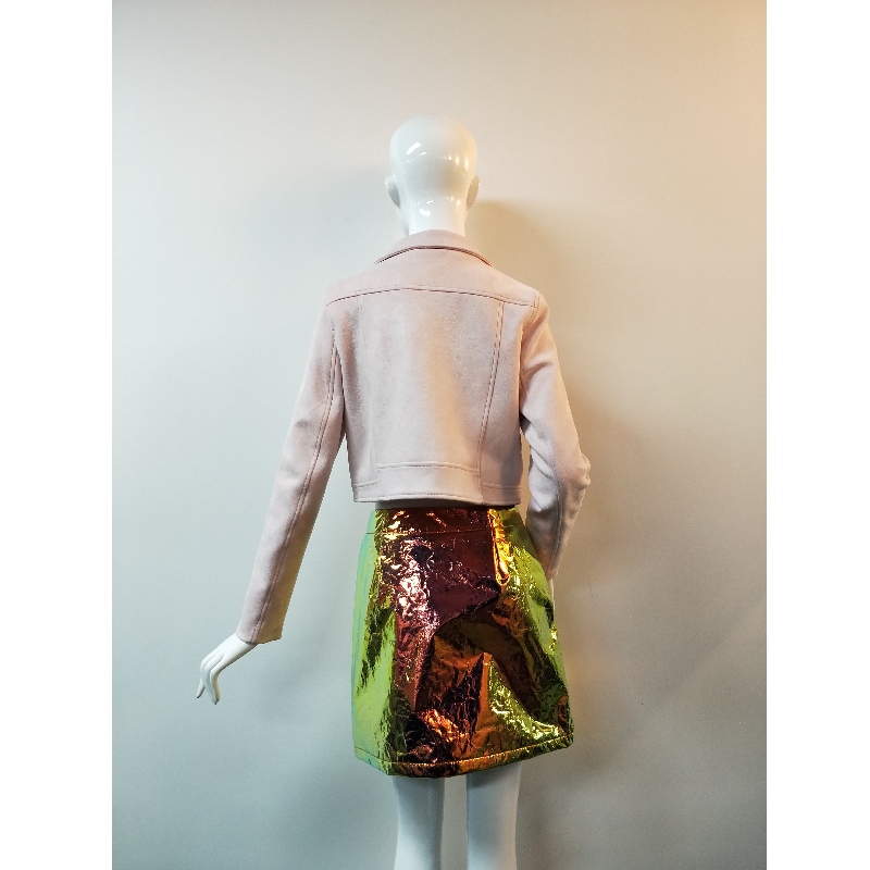 VESTE EN DAIM SUDETTE ROSE RLWSJ0001N
