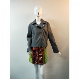 VESTE BIKER PU NOIR RLWPJ0014N