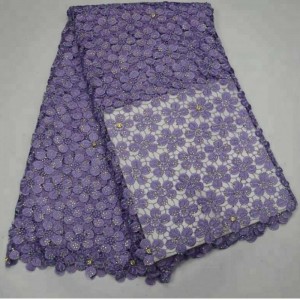 Coton de broderie de coton suisse de haute qualité mode cordon dentelle guipure