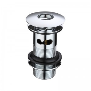 40mm pop up bassin chromé déchets fendue