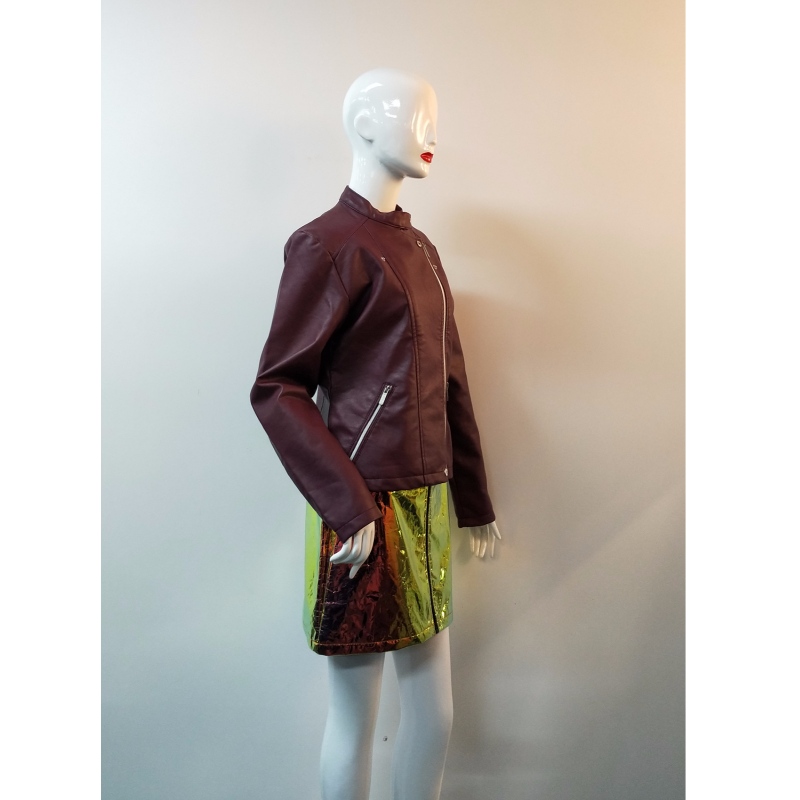 VESTE PU BOURGOGNE RLWPJ0019N
