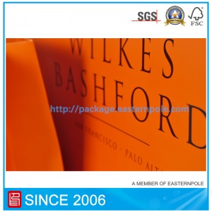 Sac de papier commercial avec un design personnalisé