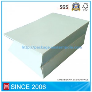 Sac en papier haut de gamme à fond inversé