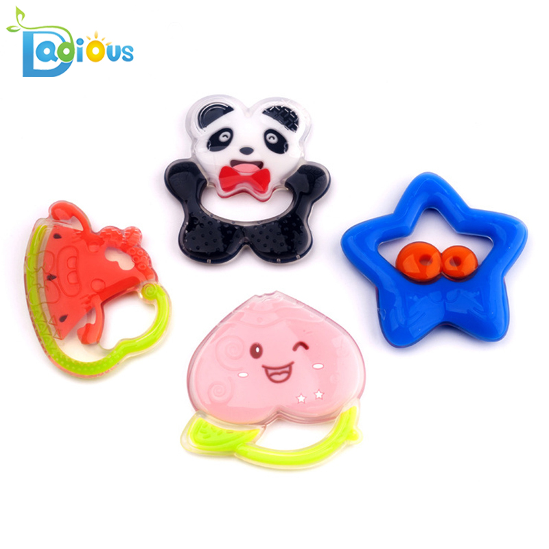 Jouets de dentition de bébé Jouets de dentition souples en silicone approuvés par la FDA pour les bébés