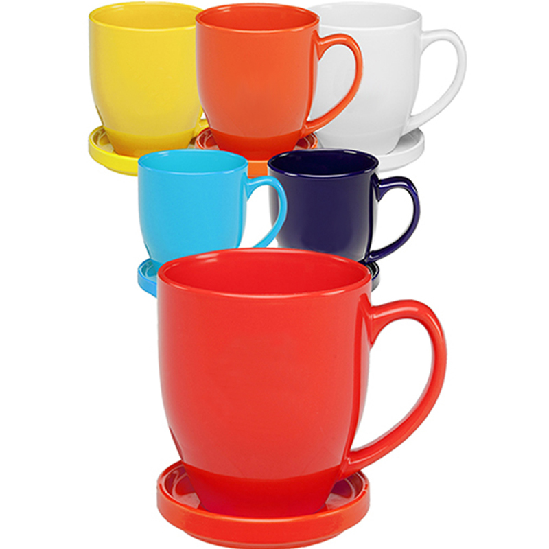 Tasse de café en céramique durable Multi - couleurs personnalisées