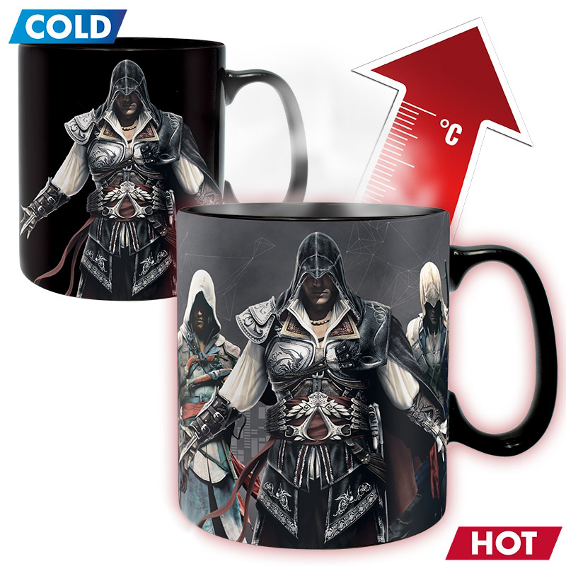 Tasse de changement de température de tasse de changement de couleur de chauffage