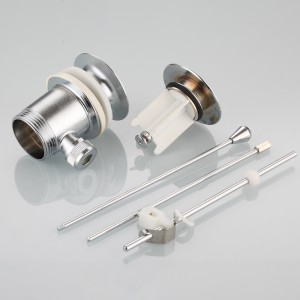 Égouttoir de vidage chromé pour bac avec tirette