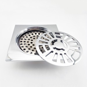 Siphon de sol carré