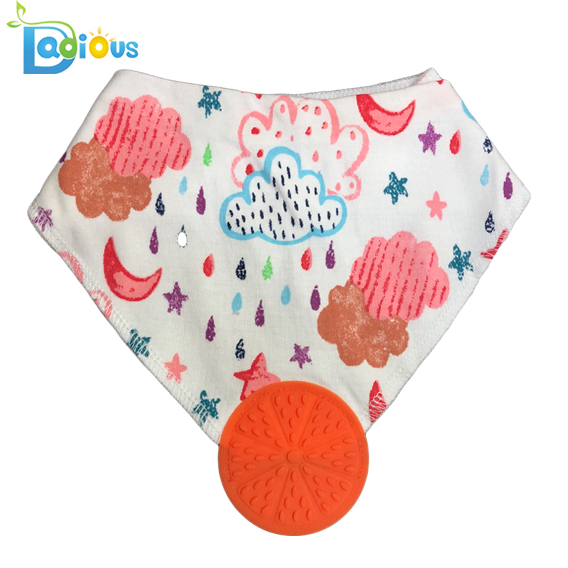 Baby Bandana Drool Bibs Jouets de dentition Bavoirs de dentition Baby Boy en 100% coton biologique